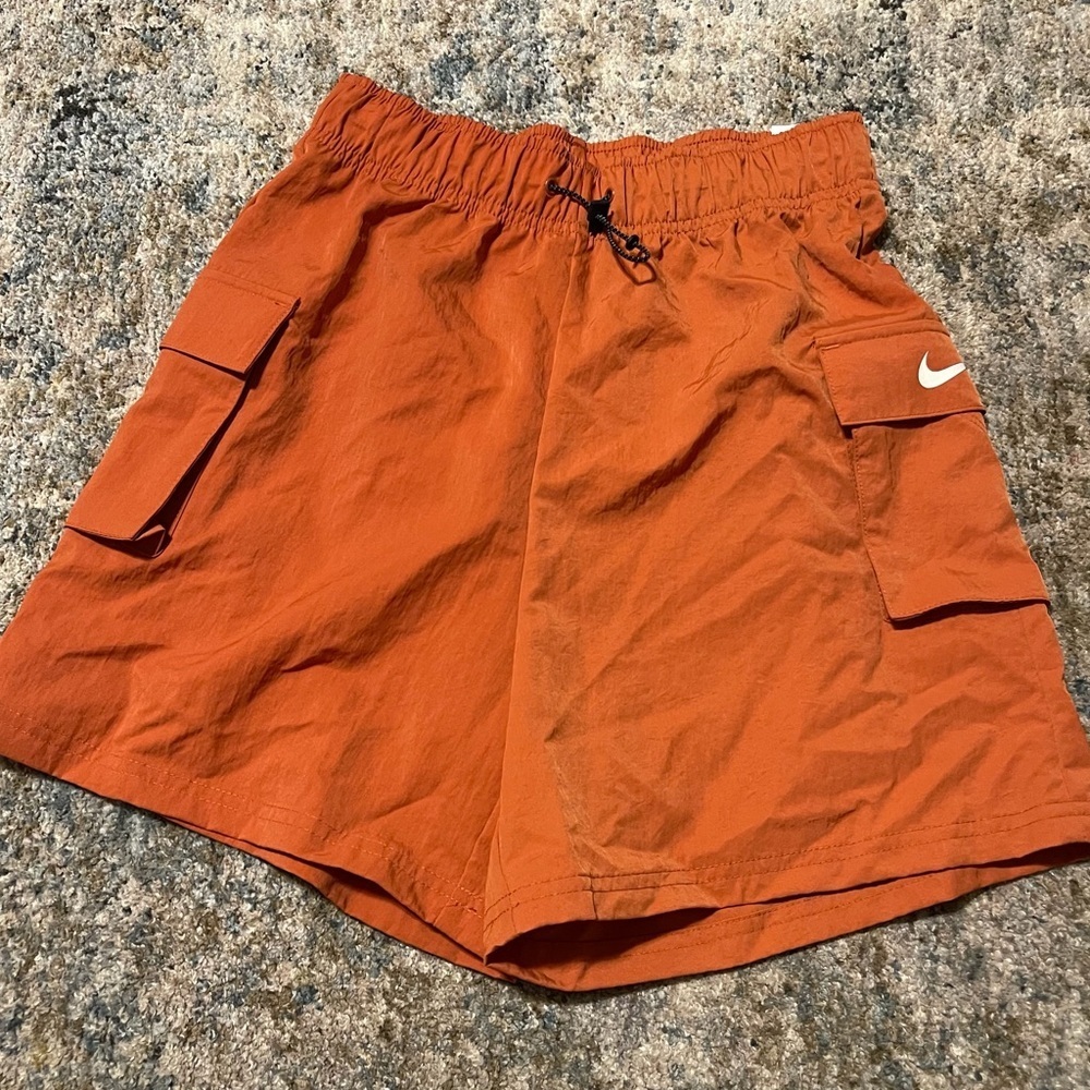 Nike Women’s Orange Cargo Shorts